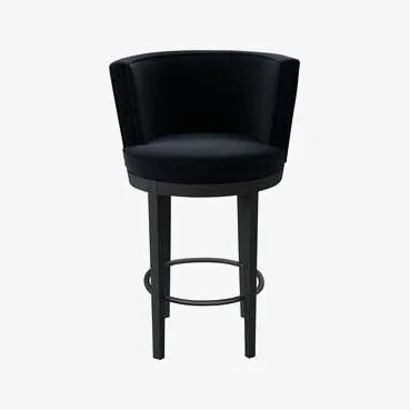 Sofa.com Margaux Bar Stool in Pitch Smart Cotton