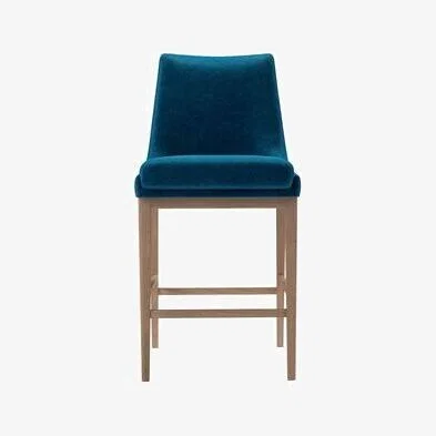 Sofa.com Basil Bar Stool in Scuba Smart Velvet