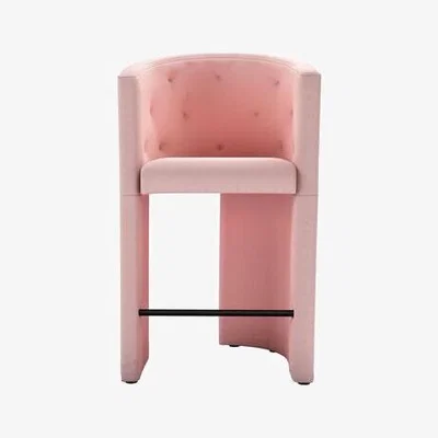 Sofa.com Coco Bar Stool in Rhubarb Smart Cotton