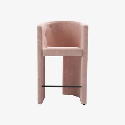 Sofa.com Coco Tall Stool in Pavilion Pink Brushstroke - sofa.com
