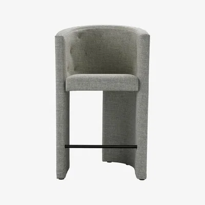 Sofa.com Coco Bar Stool in Grey Marl Highland Tweed