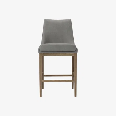 Sofa.com Basil Tall Stool Stool in Mushroom Heathland Weave - sofa.com