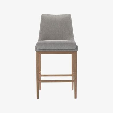 Sofa.com Basil Bar Stool in Rye Baylee Viscose Linen