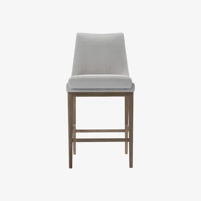 Sofa.com Basil Bar Stool Stool in Brick Aquaclean Clever Velvet