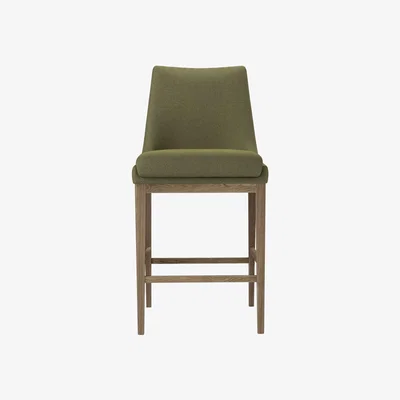 Sofa.com Basil Tall Stool Stool in Lichen Heathland Weave - sofa.com