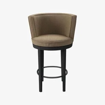 Sofa.com Margaux Bar Stool in Flax Pure Belgian Linen