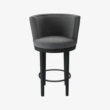 Sofa.com Margaux Bar Stool in Shadow Brushed Linen Cotton