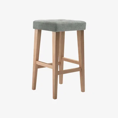 Sofa.com Buttons Bar Stool in Moonstone Speckled Chenille