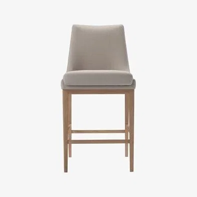 Sofa.com Basil Bar Stool in Oat Smart Linen
