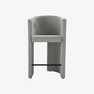Sofa.com Coco Bar Stool in Wishing Well Organic Smart Cotton