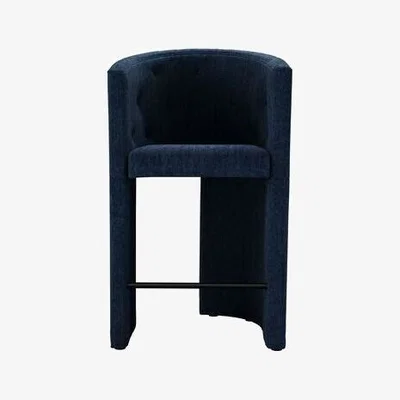 Sofa.com Coco Bar Stool in Channel Blue Sandgate