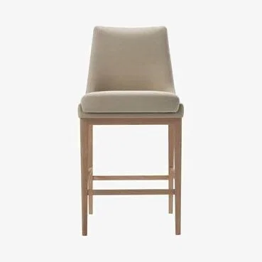 Sofa.com Basil Bar Stool in Moon Smart Cotton