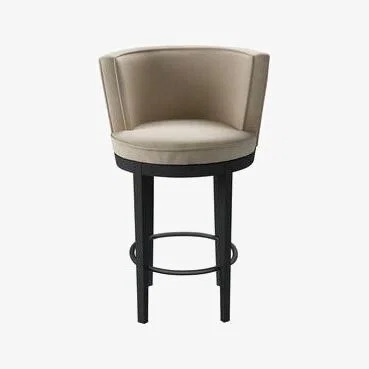 Sofa.com Margaux Bar Stool in Moon Smart Cotton