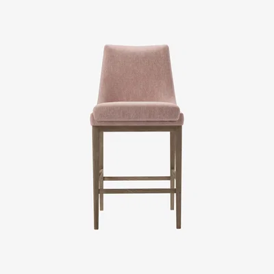 Sofa.com Basil Bar Stool in Pavilion Pink Brushstroke