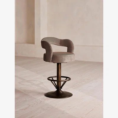 Soho Home Rory Barstool, Regency Stripe