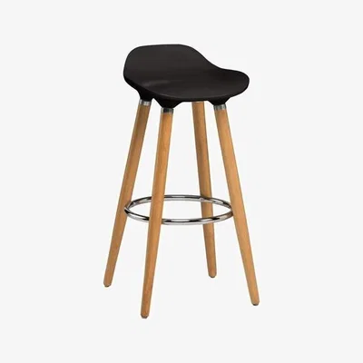 Teddy Beau Teddy's Collection Silas Black Bar Stool