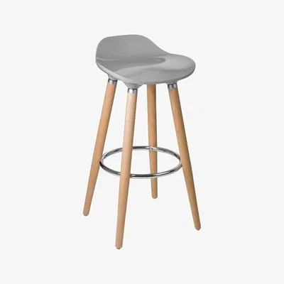 Teddy Beau Teddy's Collection Silas Taupe Bar Stool