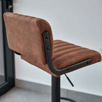 Woods Furniture Industrial Bar Stool in Tan