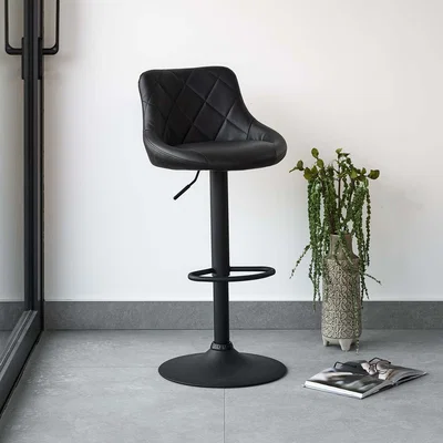 Woods Furniture Jonathan Bar Stool in Black