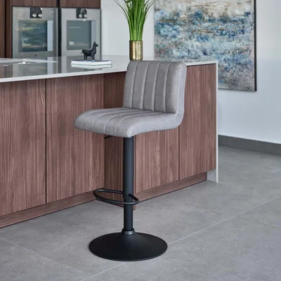 Woods Furniture George Bar Stool in Grey