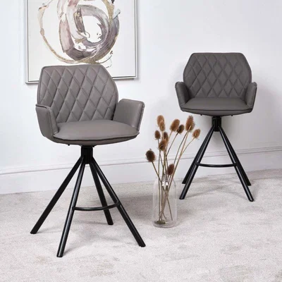 Woods Furniture Twist Bar Stool - Truffle Set of 2