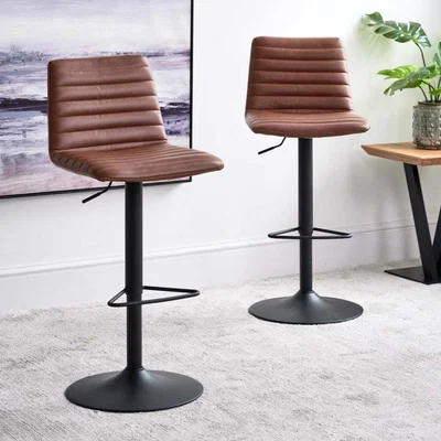 Woods Furniture Kimmy Bar Stool Brandy Set of 2