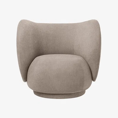 Amara ferm LIVING - Rico Boucle Lounge Chair - Sand