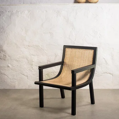 Amara Kam Ce Kam - Aaram Occasional Chair - Black/Natual