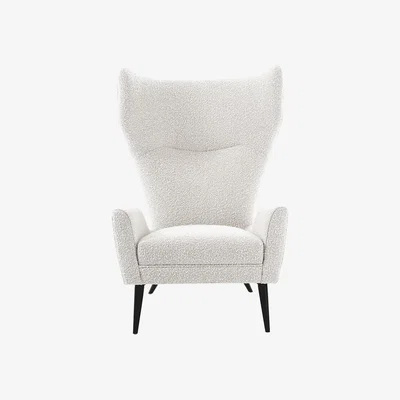 Amara Jonathan Adler - Milano Wing Chair - Olympus Oatmeal