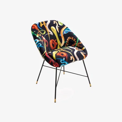 Amara Toiletpaper Upholstered Padded Chair