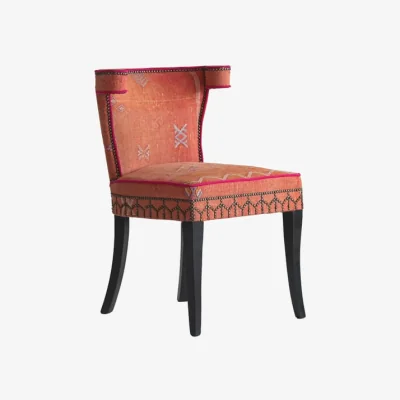 Andrew Martin Vincent Dining Chair Moroccan, Dining Chair, Orange - Andrew Martin