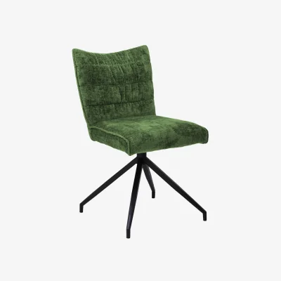Arighi Bianchi Troy Swivel Dining Chair, Green