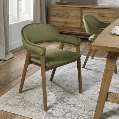 Arighi Bianchi Highgate Rustic Oak Armchair, Brown