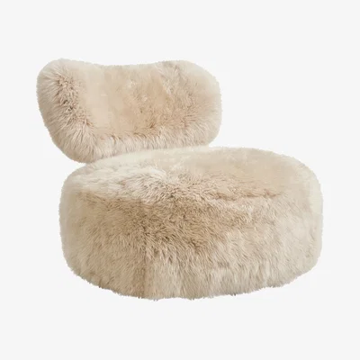 Barker and Stonehouse Timothy Oulton Trio Swivel Armchair, Neutral Leather | Barker & Stonehouse