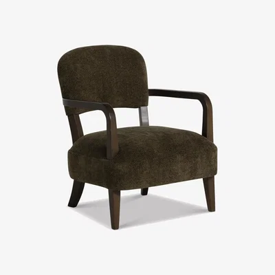 Barker and Stonehouse Walvis Occasional Armchair Dark Green Fabric | Barker & Stonehouse