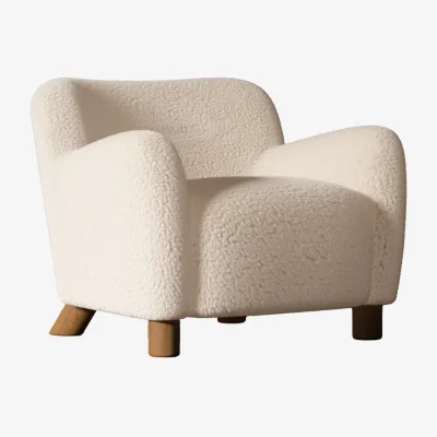 Barker and Stonehouse Timothy Oulton Ryeland Armchair, Neutral Leather | Barker & Stonehouse