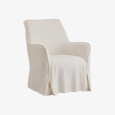 Barker and Stonehouse Aspley Armchair, White Fabric | Barker & Stonehouse