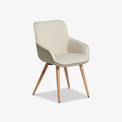 Barker and Stonehouse Fenris Dining Chair Beige, Neutral Fabric | Barker & Stonehouse