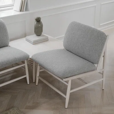 Barker and Stonehouse L.Ercolani Von Accent Chair, Grey | Barker & Stonehouse