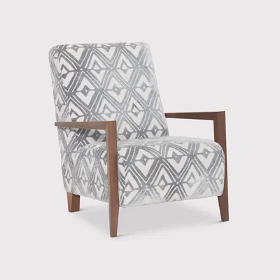 Barker and Stonehouse Dandridge Accent Chair, Grey Fabric | Barker & Stonehouse