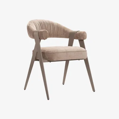 Barker and Stonehouse Abraham Dining Chair, Neutral Fabric | Barker & Stonehouse