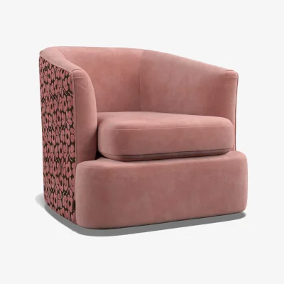 Barker and Stonehouse Orla Kiely Callan Swivel Armchair | Barker & Stonehouse