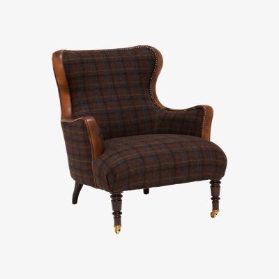 Barker and Stonehouse Harris Tweed Nairn Occasional Chair, Darnoch Check