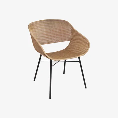 Barker and Stonehouse Merida Garden Dining Armchair, Aluminium, Neutral | Barker & Stonehouse