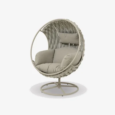Barker and Stonehouse Rochelle Swivel Chair, Rope | Barker & Stonehouse