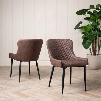 Barker and Stonehouse Rivington Dining Chair, Brown | Barker & Stonehouse