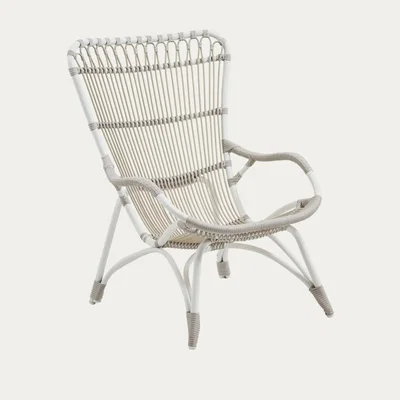 Bombinate.com White Monet Exterior Lounge Chair