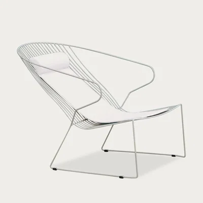 Bombinate.com Beige Cream Bolonia Lounge Chair
