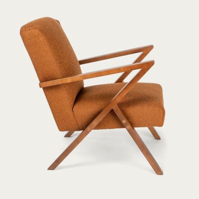 Bombinate.com Dark Orange Retrostar Chair Bouclé – Bombinate Exclusive
