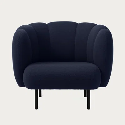 Bombinate.com Steel Blue Cape Lounge Chair